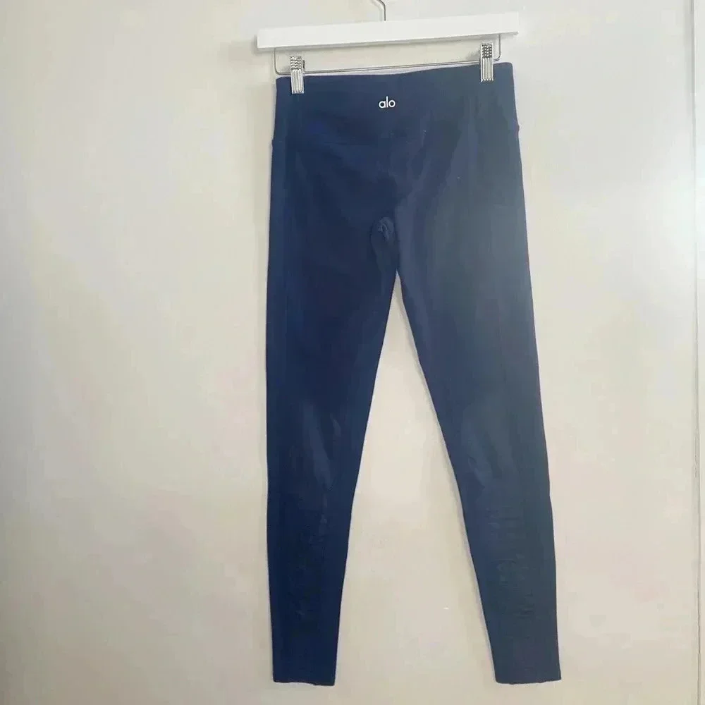 Alo yoga blue‎ moto leggings XS